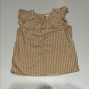 LOFT Patterned Off the Shoulder Dressy Top